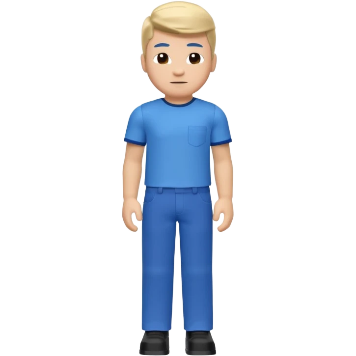 blue Roblox photo emoji