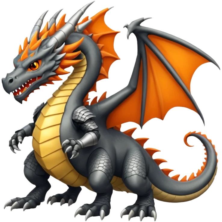 Haxorus (full body) emoji