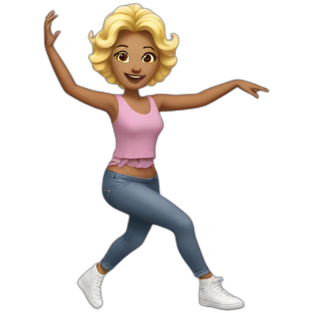 Dancing queen emoji