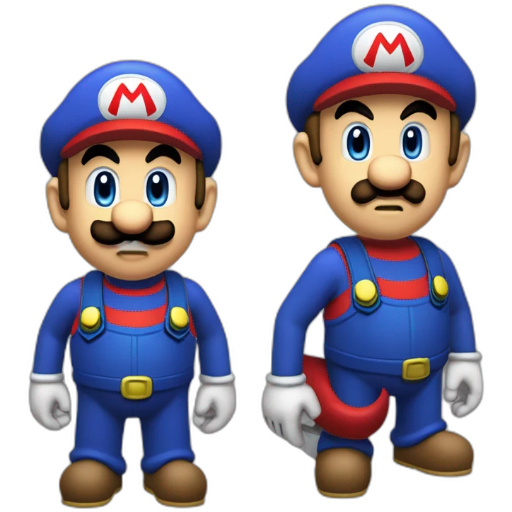 Mario play Sonic Adventure 2 emoji