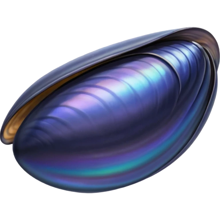 mussel, shell emoji
