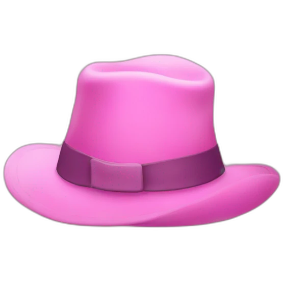 Pink Jewish hat emoji
