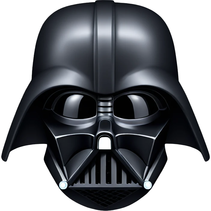 Star Wars Darth vader helmet cute emoji