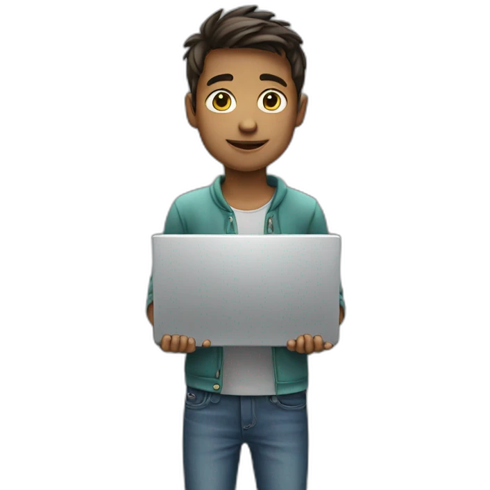Boy-with-laptop emoji