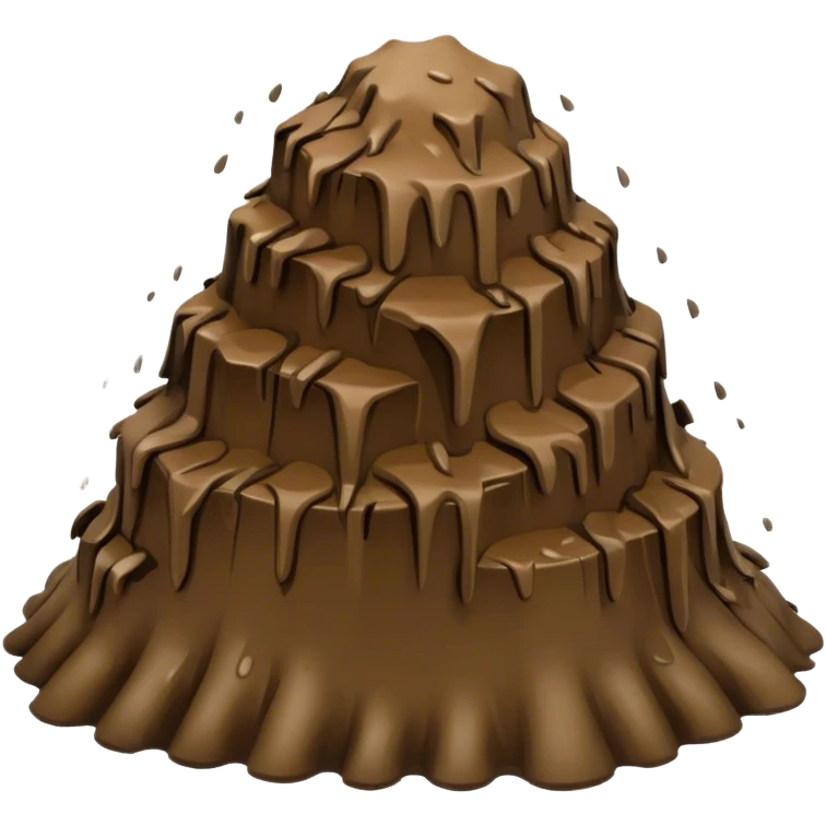 Mud emoji