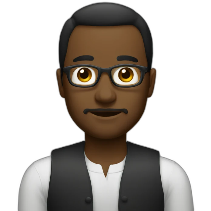 Instituteur black emoji