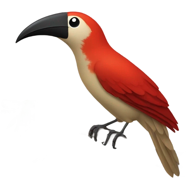 Iiwi bird  emoji