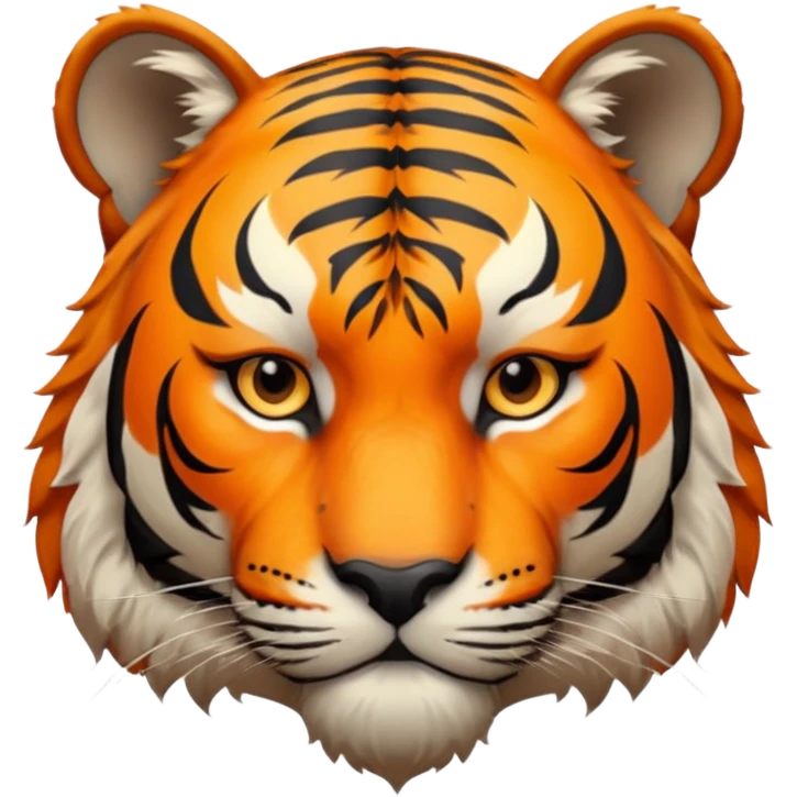 High resolution of a tigar emoji