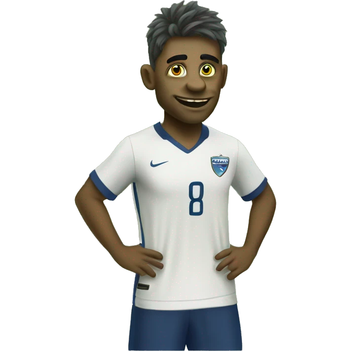 troll as soccer player emoji