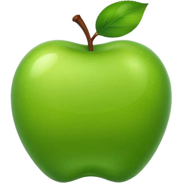 green apple emoji