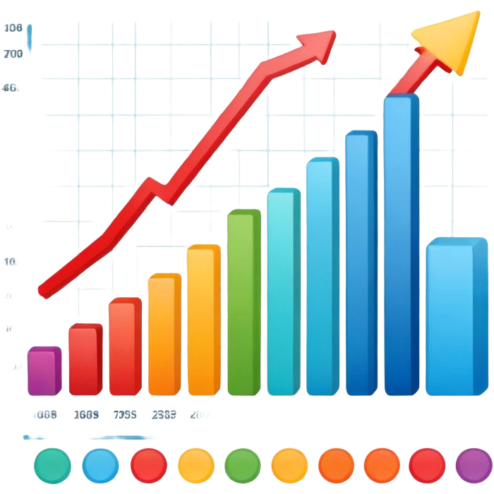 chart graph with growing metrics emoji