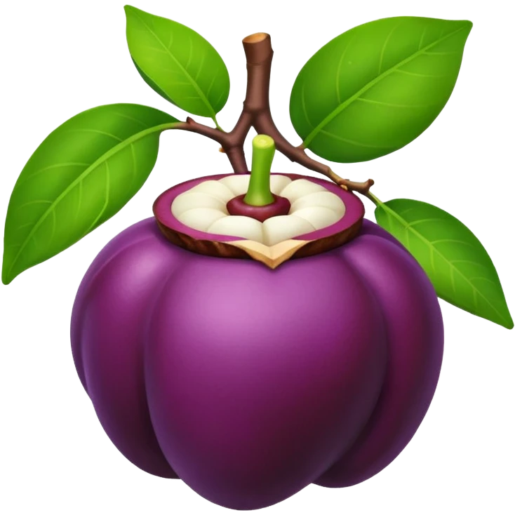 mangosteen emoji