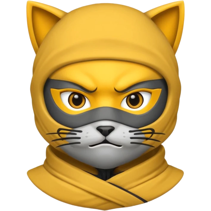chat gris ninja emoji