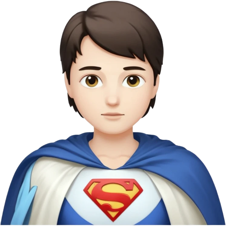 shoulder white cape emoji