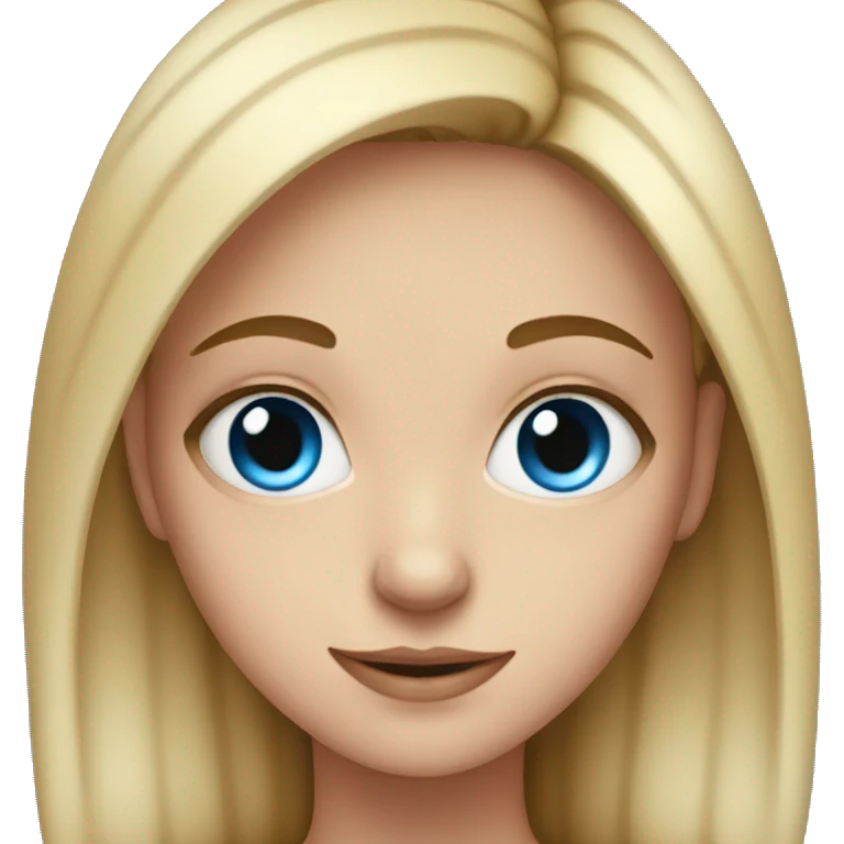 girl with blue eyes emoji