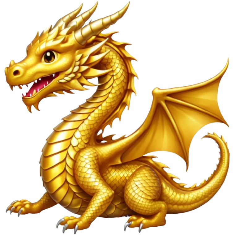Gold dragon emoji