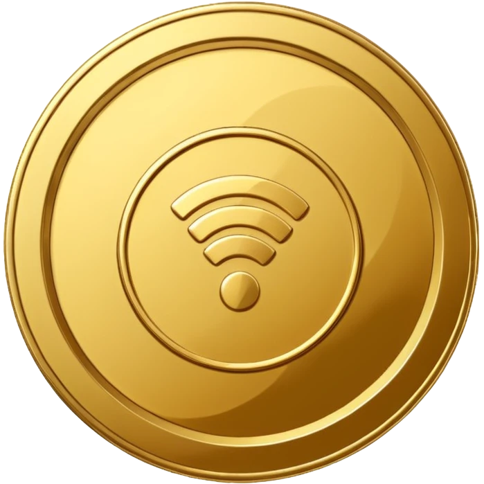 wifi money coin emoji