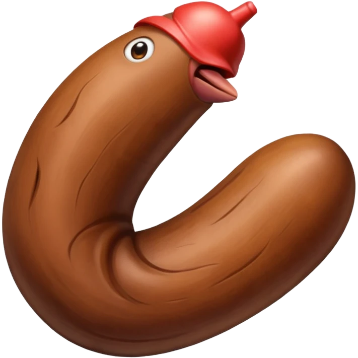 Brown Veiny dick emoji