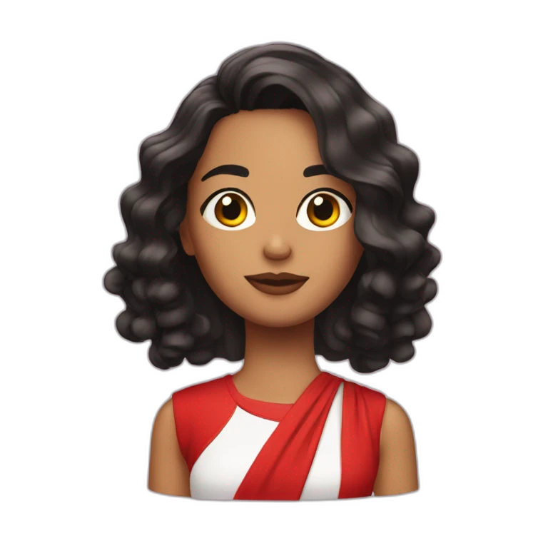 cabello rojo emoji