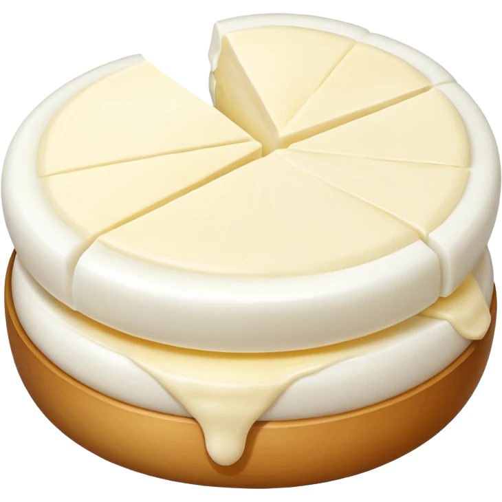 mozzarella cheese emoji