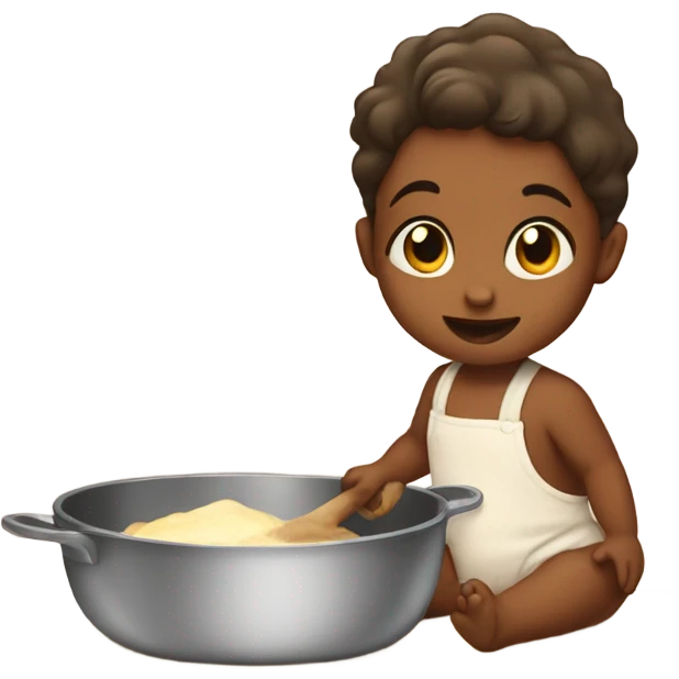 Baby baking  emoji