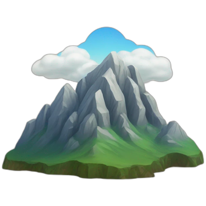 Mountain emoji