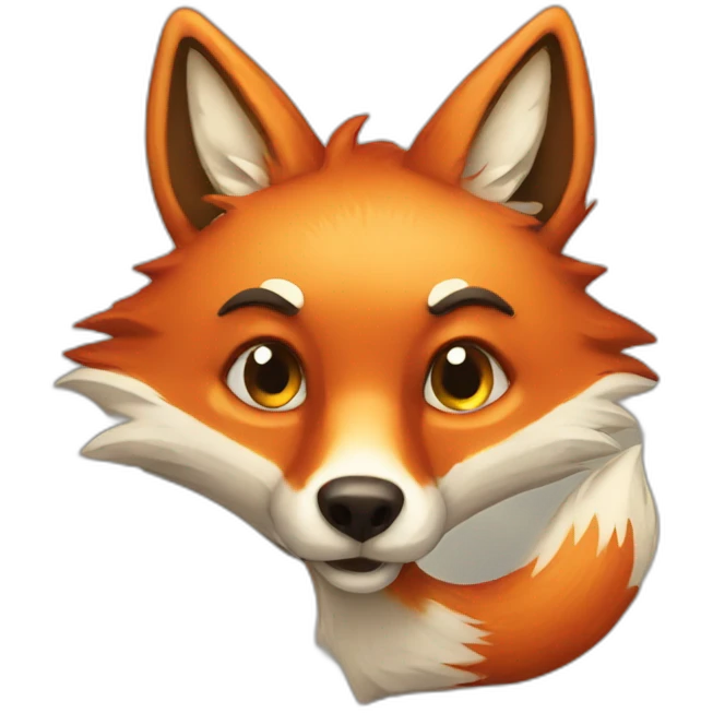 drunk fox emoji