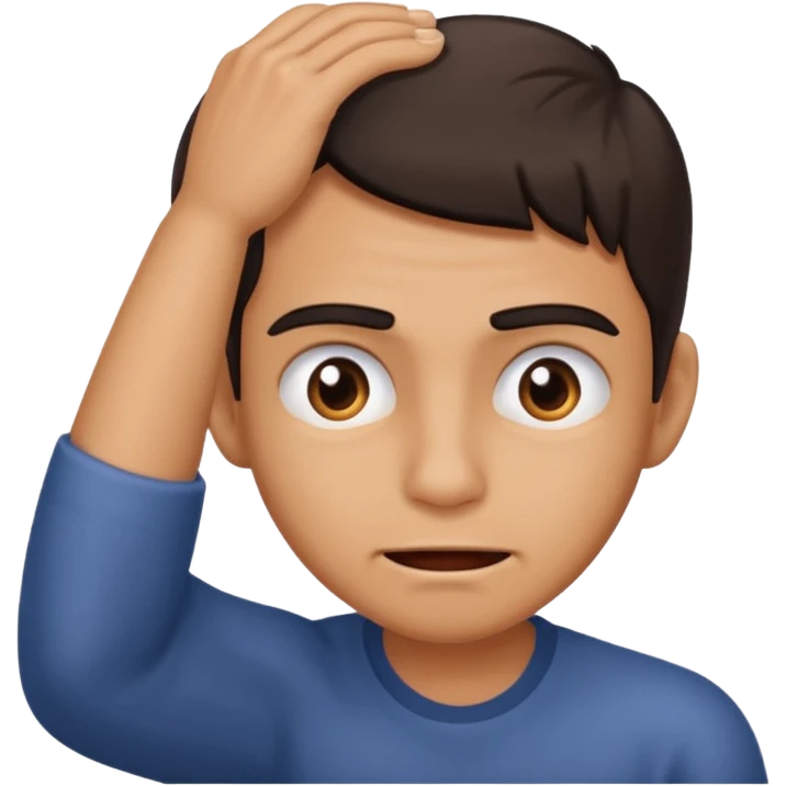 These eyes 👀, with the mouth of this emoji 😬, with a hand scratching the back of the head emoji