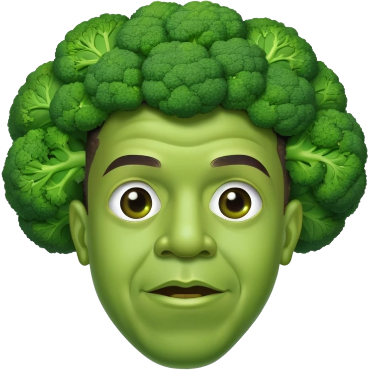 Barack Obama as broccoli emoji