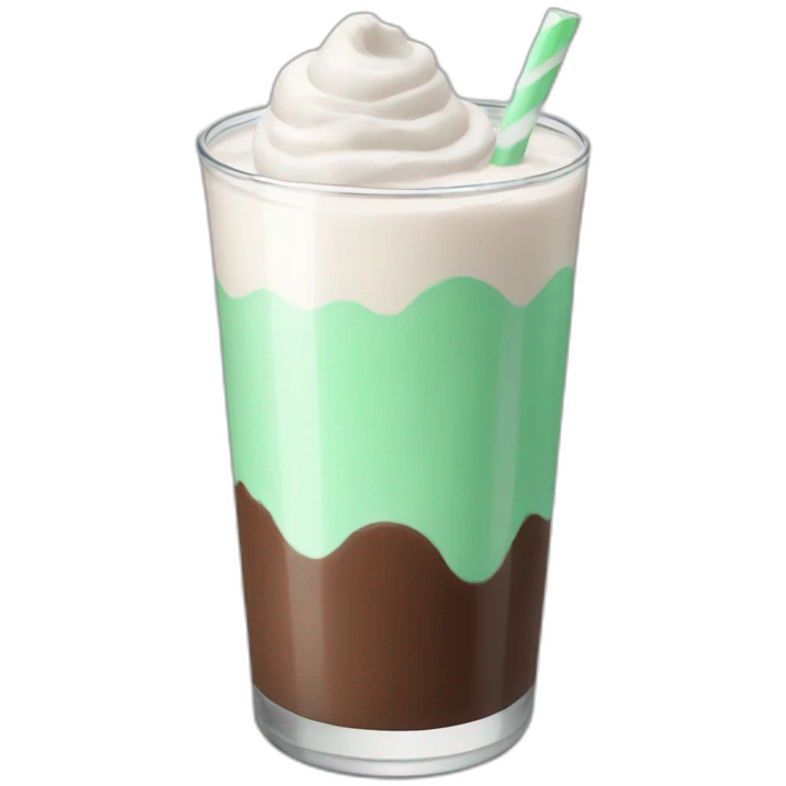 chocolate mint milk emoji