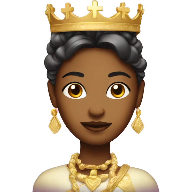 empress with shining light  emoji