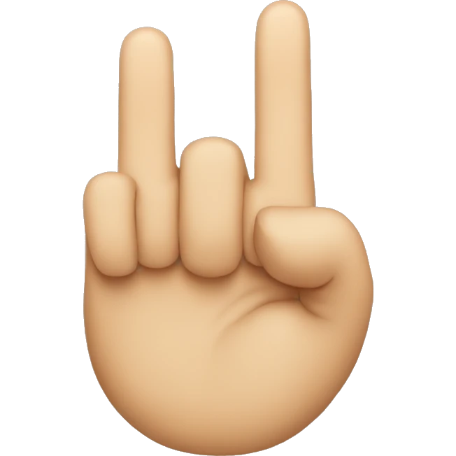 the finger emoji