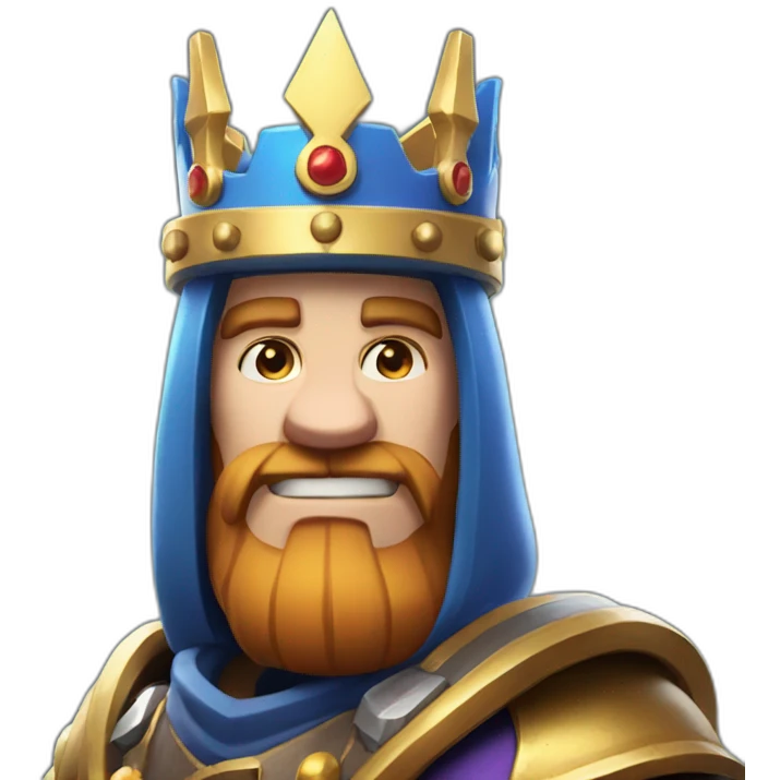 King from clash royale emoji
