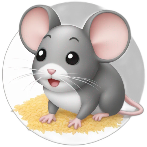 mouse rice emoji