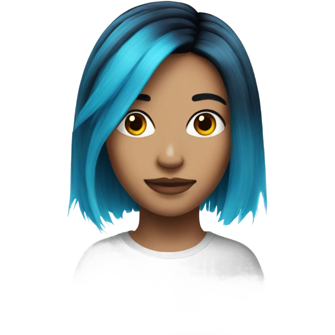 split dye hair  emoji