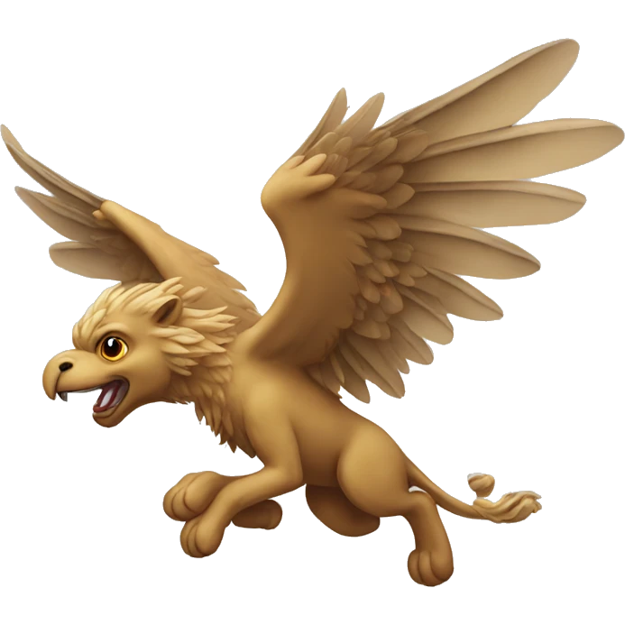 Griffin flying emoji