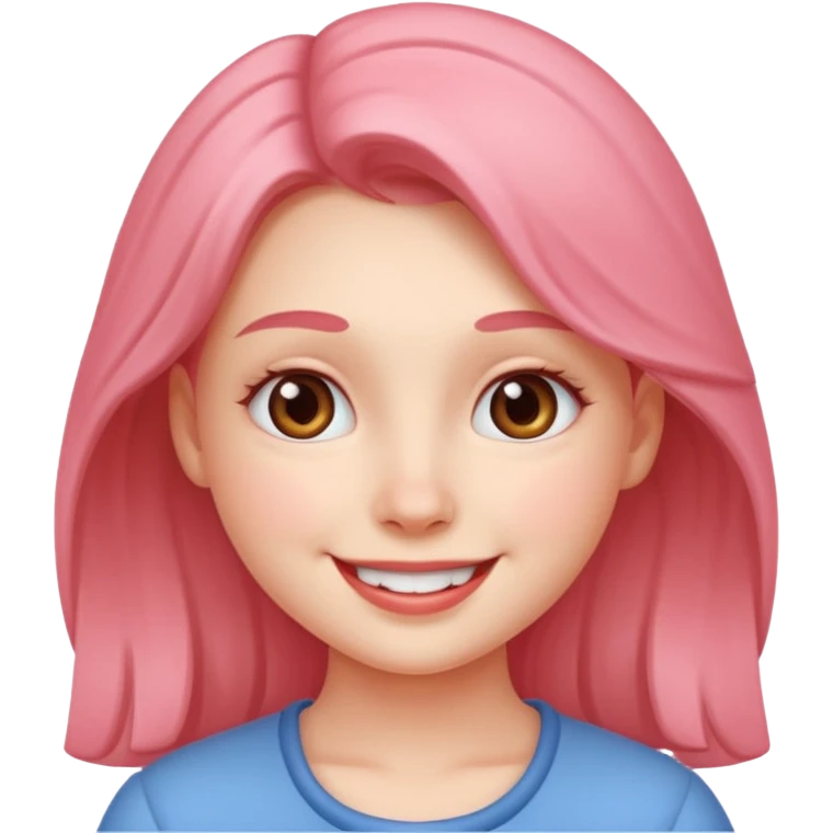 Make a cute girl emoji