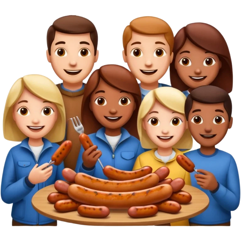 sausage eaters emoji