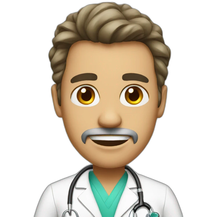 doctor crazy emoji