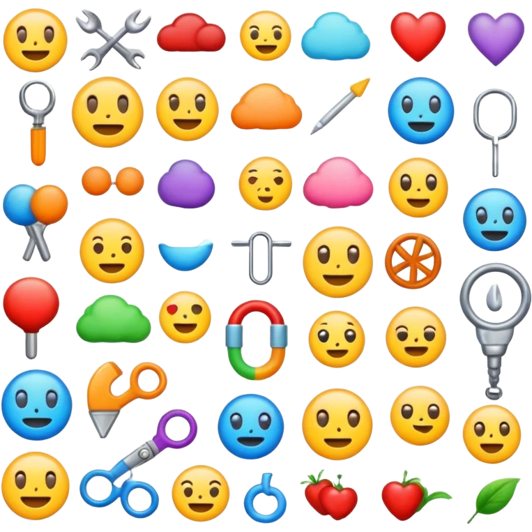 emoji with symbol of psychology  emoji