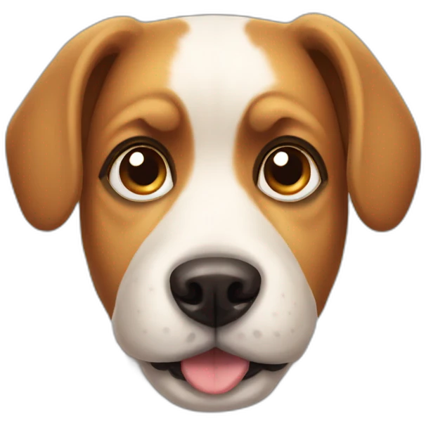 dog with big eyes emoji