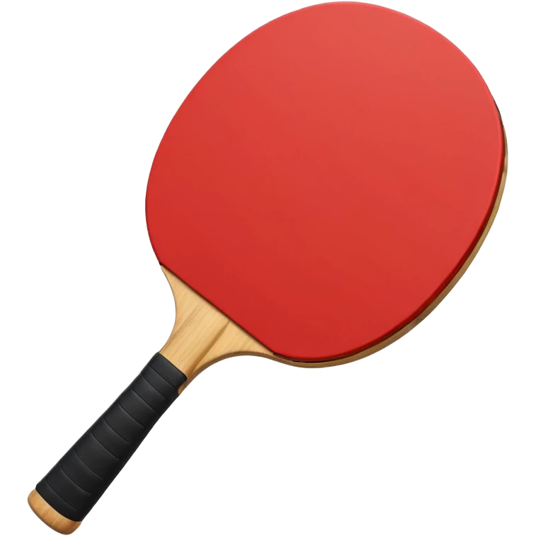 red Ping-Pong racket emoji