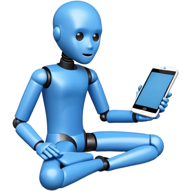 blue crash test dummy emoji