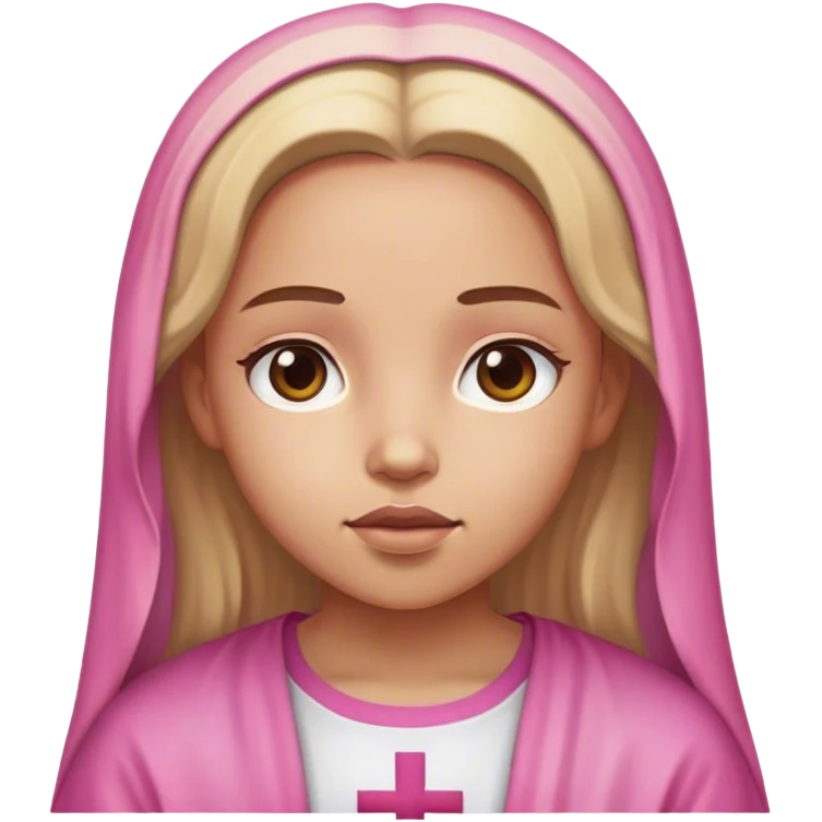 Girls rosa claro Jesús  emoji