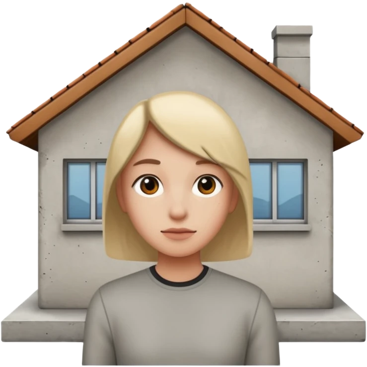 concrete personal house emoji