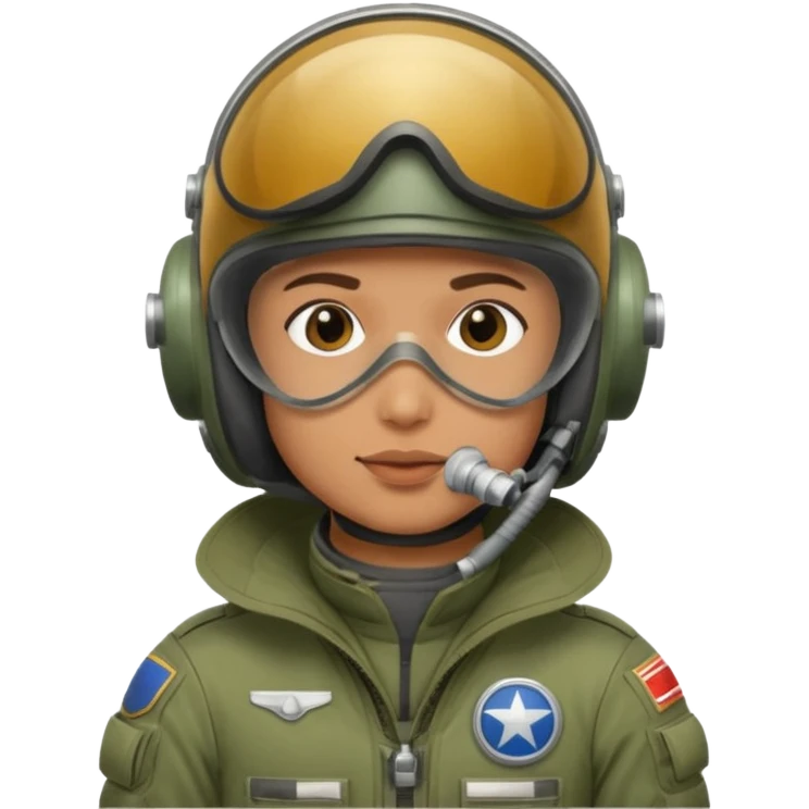 Aviador de combate emoji