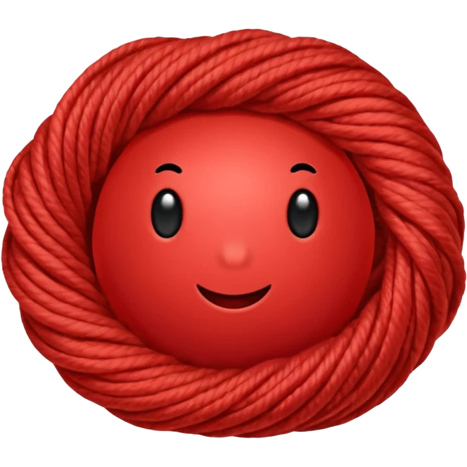 red ball of yarn emoji
