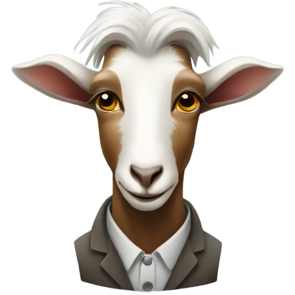 Einstein goat  emoji