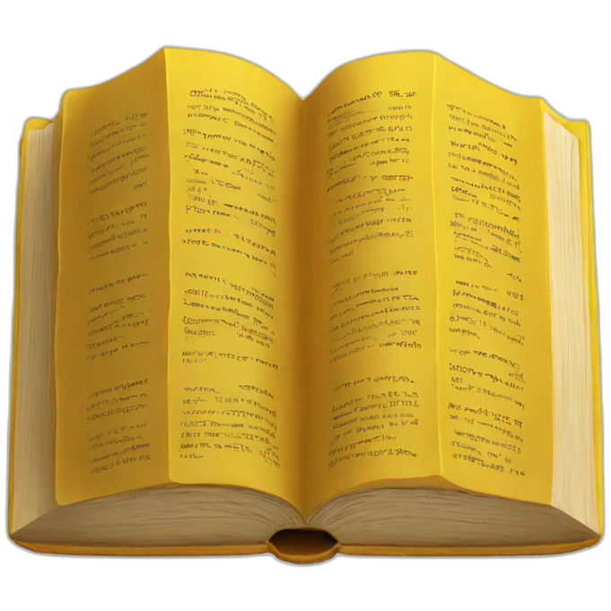 yellow books emoji