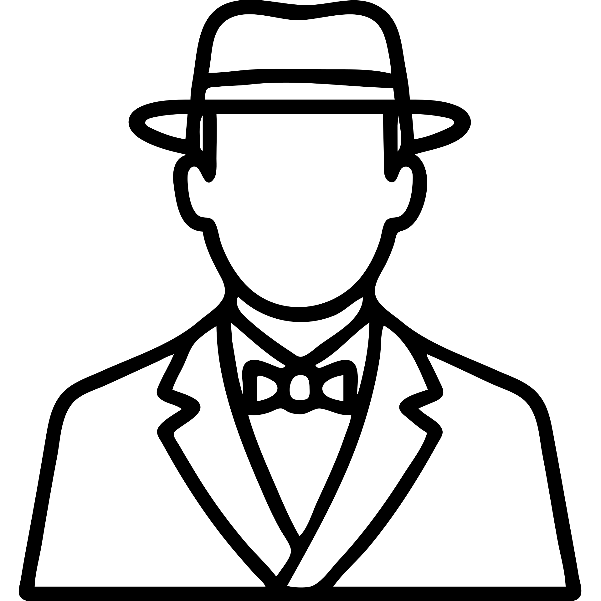 man in a vintage black and white suit, no facial hair, outlined icon emoji